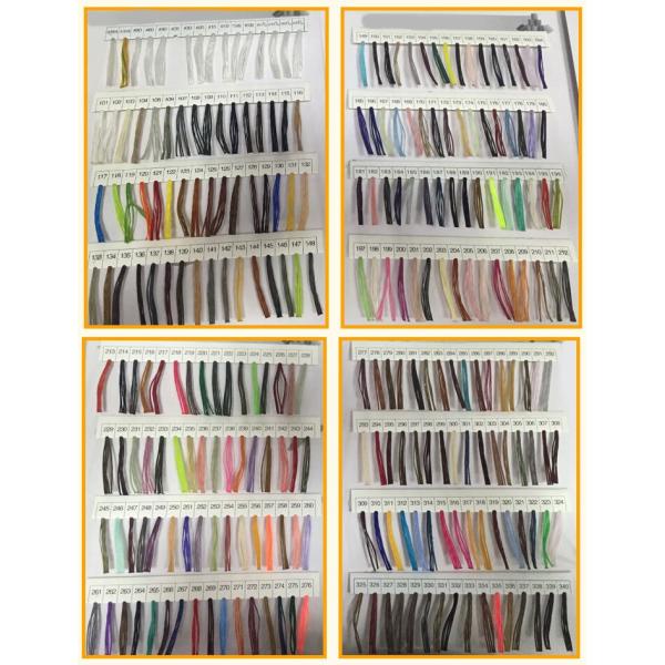 Knitting 0.8MM 210D Core Spun Yarn High Tensile Polyester Fiber Flat Braided Wax Thread