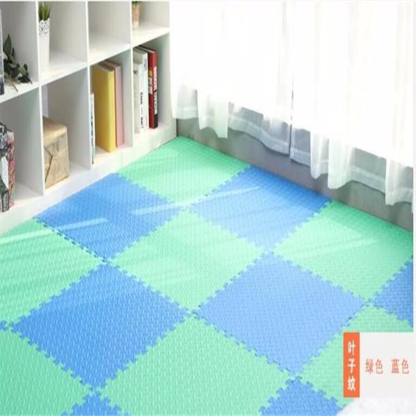 Plain interlocking EVA soft foam exercise floor mats