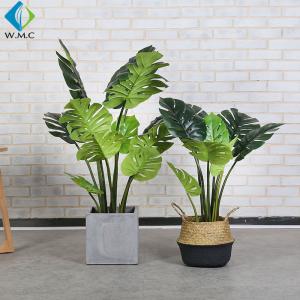 China Nordic Style Artificial Bonsai Tree , Broad Turtle Leaves Faux Bonsai Tree wholesale