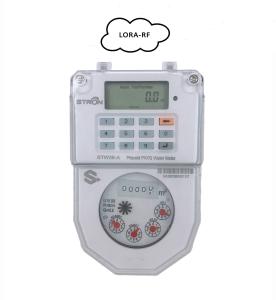 Portable ISO9001 16Bar Prepaid Water Meter With Step Tariff Function