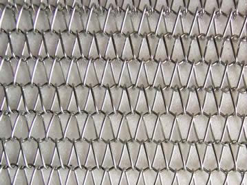 Stainless Metal Architectural Wire Mesh Conveyor Belt Facade Decoration