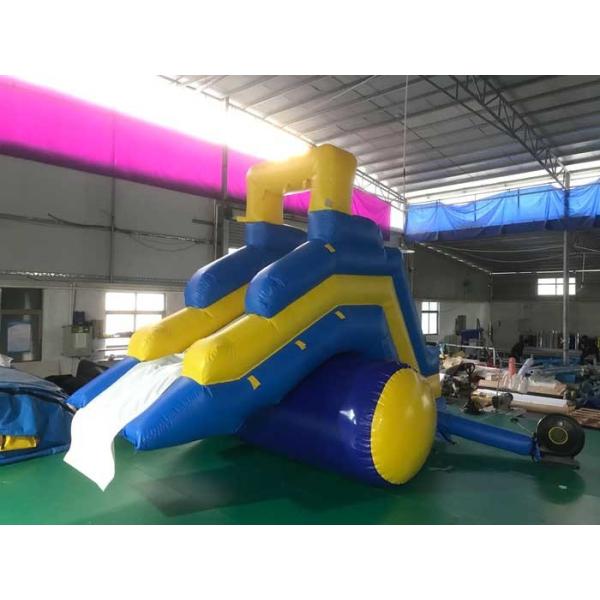 Mini Size Inflatable Blow Up Water Slide For Toddlers Custom Logo Available