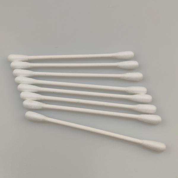 CA-002 Eco-friendly Double Ended Qtips Industrial Cleaning Cotton Bud Cleanroom Cotton Swab