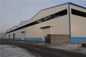 China Q355B Multi Ridge Multi Span Prefabricated Steel Structure Building Electric Heating Plant wholesale