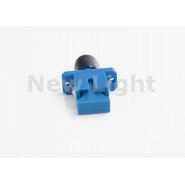 Blue / Black Color Fiber Optic Adapter SM SX Plastic Hybrid SC TO ST Fiber Adapter