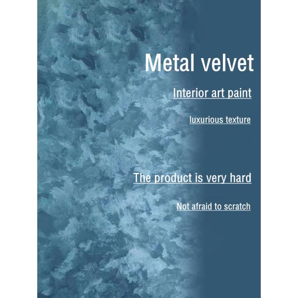 Decorative Matte Velvet Paint for Living Room Washable and Durable Artistic Finish