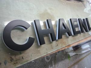 China 5500K Buildings Backlit LED Sign Letters , LED Halo Illuminated Letters wholesale