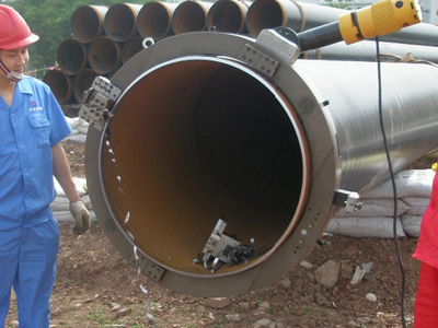 1"-56" Working Range Pipe Cold Cutter Machine Pipe End Surface Polisher