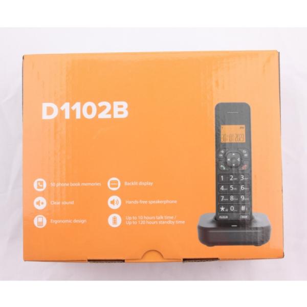 D1102B Desk Phone with Caller Display Wireless Landline for Hotels Offices and Homes