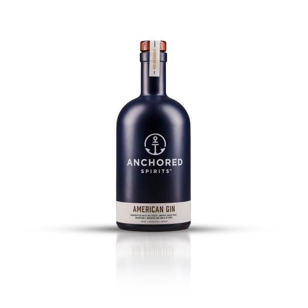 China 750ml OLSO OR Nordic Sytle GLASS Bottle Anchored Spirit Gin Bottle wholesale