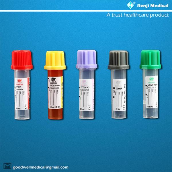 PP Micro Blood Collection Tube 0.25ml/0.5ml for newborn babies