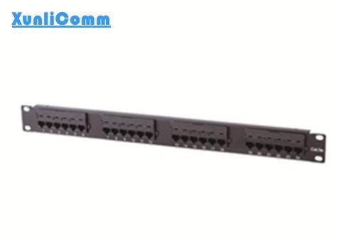Quality amp style utp cat5e 24 port 1u 19inch rj45 network patch panel for sale