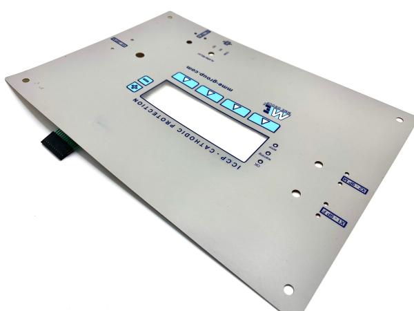 Quality Screen Printing Medical Best Membrane Keyboard With Transparent LCD Window for sale