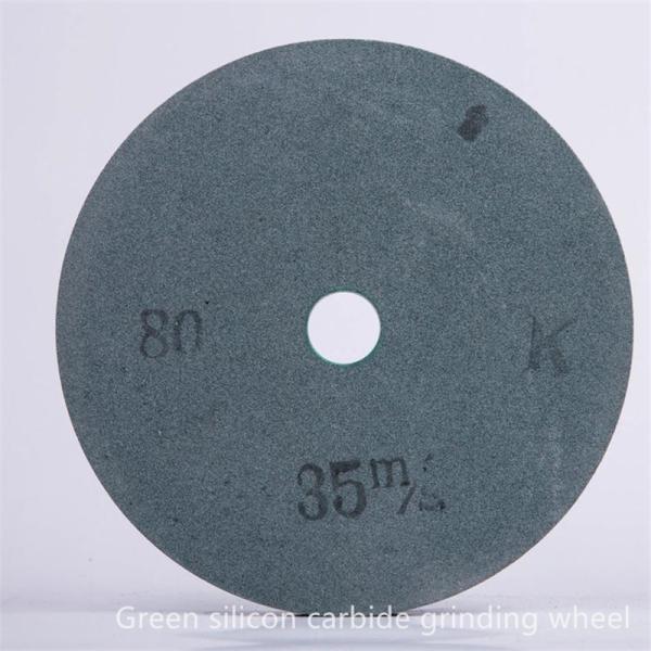 250mm Green Silicon Carbide Bench Grinding Wheels Glass Semiconductors Polishing