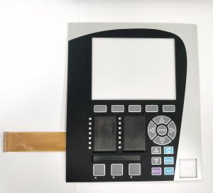 China Pocket Design Embossed PET Membrane Switch With FPC Cable wholesale