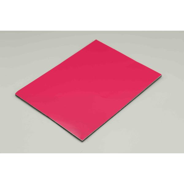 China Fuchsia Fireproof Aluminum Composite Panel 48in 96in Acp Aluminum Cladding wholesale