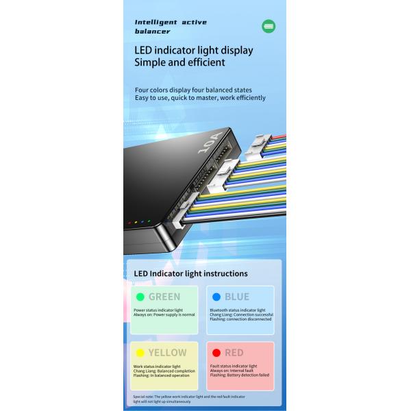 Enerkey 10a Intelligent Equalizer 2s-24s Smart Active Balancer For NCM/LFP/LTO Batteries