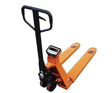 1T 3T 8T Standard Fork Pallet Weighing Machine Warehouse Pallet Jack With Built In Scale