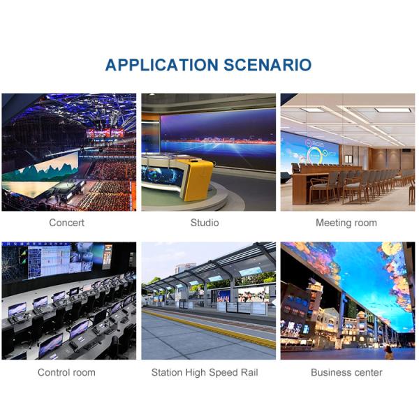 256*128 Indoor Advertising Multi Color LED Display Narrow Pixel Pitch 2mm