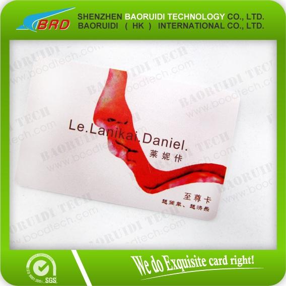 Plastic PVC Business Card