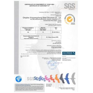 Qingdao Xinguangzheng Xinyuan Construction Engineering Co., Ltd. Certifications