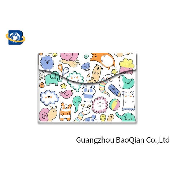 Coloful Picture 3D Lenticular Printing Service Plastic File Bag / Folder