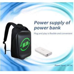 China 24L Programmable Waterproof Led Backpack With Digital Display 64x64 wholesale