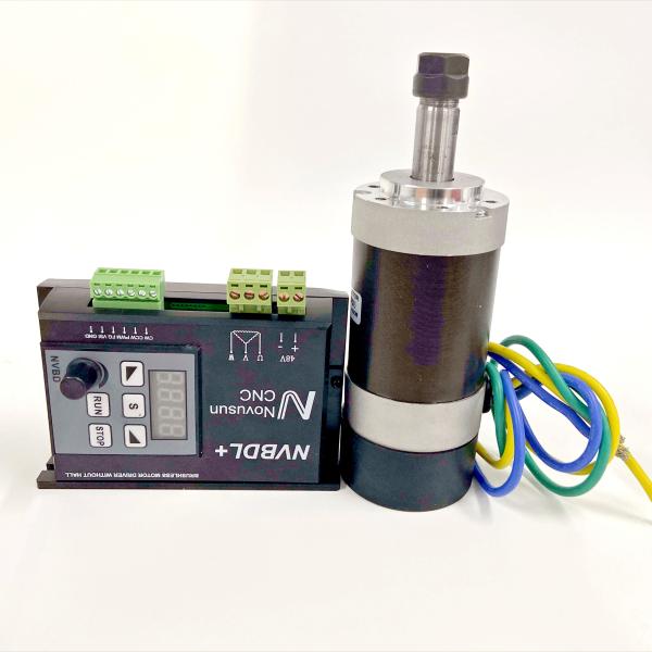 Brushless Dc Motor CNC 48V 400W 12000rpm JSSBY-90-4120-CD15 0.4N high torque