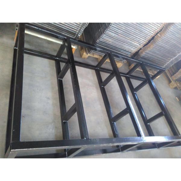 OEM 50x50mm square tube carbon steel with black powder coating metal welding