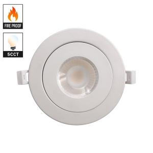 China Gimbal Fire Rated Dimmable LED Downlights 4 Inch 10w  Indoor  Pot Type on sale