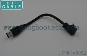 China Durable Right Angle Camera USB Cable , High Speed USB Cable With Screw Lock on sale