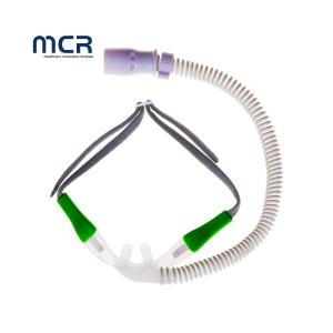 Adjustable Size PVC High Flow Nasal Cannula With Flex Tube