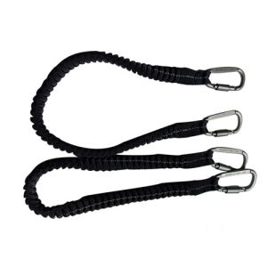 High Strength Double Safety Rope Lanyard Adjustable Anti Dropping Leash
