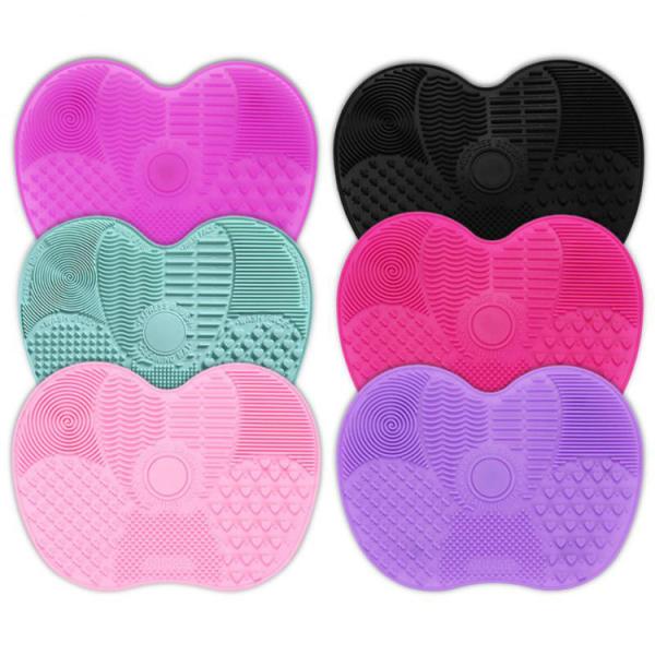 1pcs Silicone Makeup Brush Cleaner Pad Make Up Washing Brush Gel Cleaning Mat Hand Tool Foundation Makeup Brush