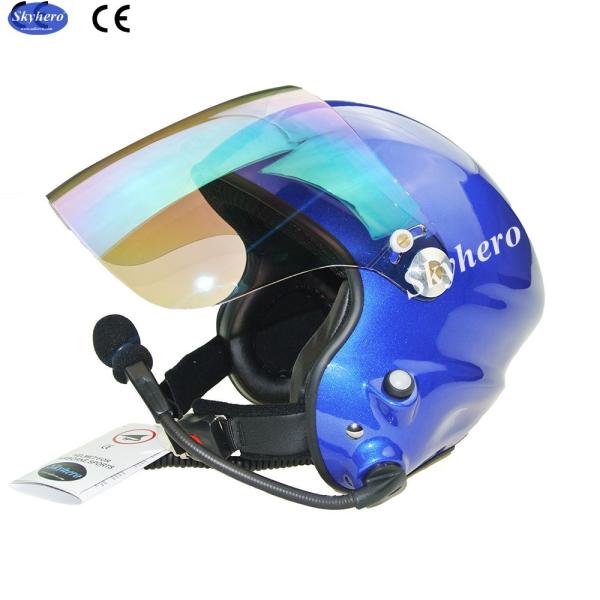 Hot sale Noise cancel Powered paraglider helmet Blue paramotor helmet Color blue red black