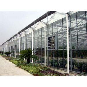 China Sound Insulating Commercial Glass Greenhouse Good Display Effect Beautiful Appearance wholesale