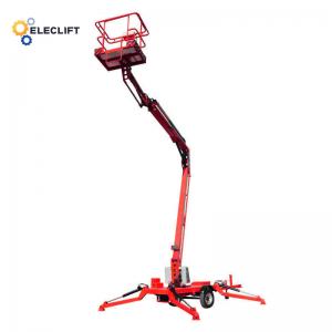 China Self Propelled 60 Ft Telescopic Boom Lift Truck Diesel Powered on sale