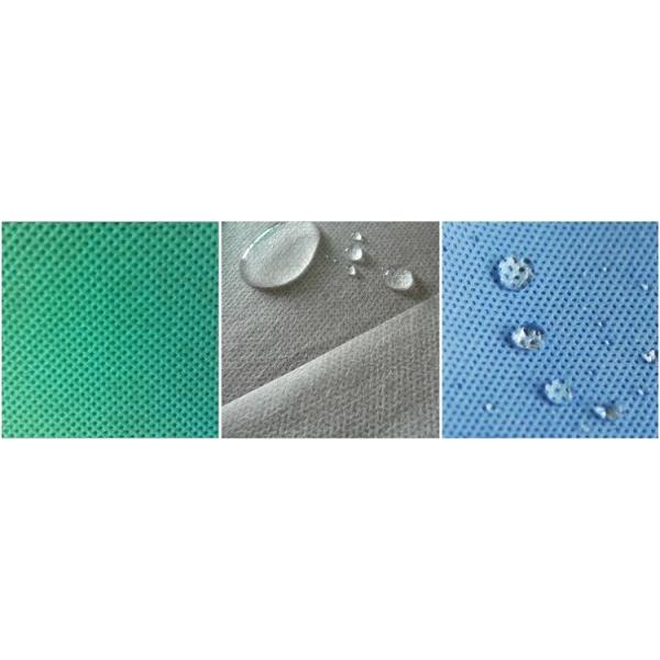 PP PE Disposable Isolation Gown Blue Non Woven Level 1-2