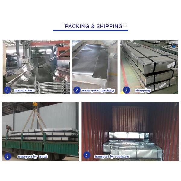 Ceilling Grade SPCC SGCC Z275 3003 Galvanized Steel Plate Corrugated Sheet for Roofing Solution Material Supply