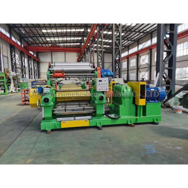 9 Open Type 220V Silicone Rubber Mixing Mill Machine 450mm 2 Roll