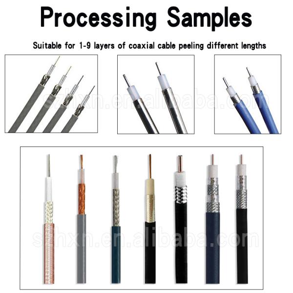 YH6010 Coaxial Cable Peeling Equipment Cutting Stripping Machine for Cable Processing