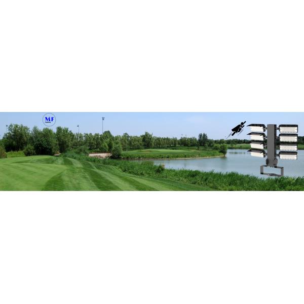 300W IP66 IK08 LED Outdoor Stadium High Mast Flood Lighting 10° /20° /40° /60° /90° 160lm/W Ra70 2700K-6500K for Sports