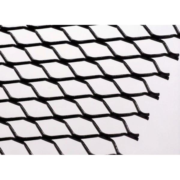 Interior Partition Galvanized Stainless Steel Expanded Metal Mesh PVDF 4mm Thickness