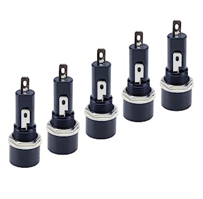 6x30mm 10A 250V Fuse Holders Flame Retardant ROHS Certification