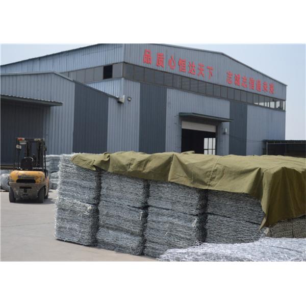 China Galvanized Gabion Box 2x1x1m Hexagonal Mesh for Retaining Walls wholesale