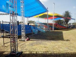 China Bleachers seating demountable grandstand with guardrail for 3sides for renting company wholesale