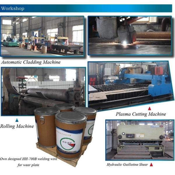 Carbide Cladded Wear Steel Plate Wear Resistant Compound Wear