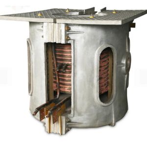China Fast Heating Cast Iron Melting Furnace , 750kg Induction Melting Machine on sale