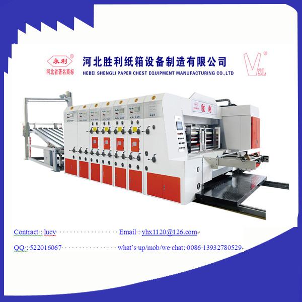 Quality Electric 3 Color Flexo Printing Machine , Automatic Printer Slotter Machine for sale