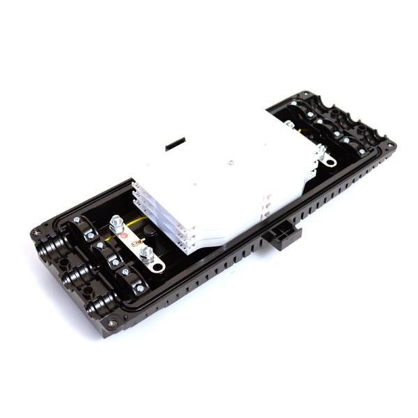 3 In 3 Out 3 Dome Fiber Closure , Inline Splicing Box Ofc Joint Enclosure For FTTx